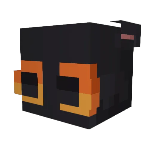 ful3286 Minecraft avatar head, 3D render