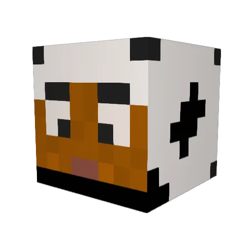 full_moon26 Minecraft avatar head, 3D render