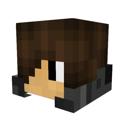 fullmetalthekid Minecraft avatar head, 3D render