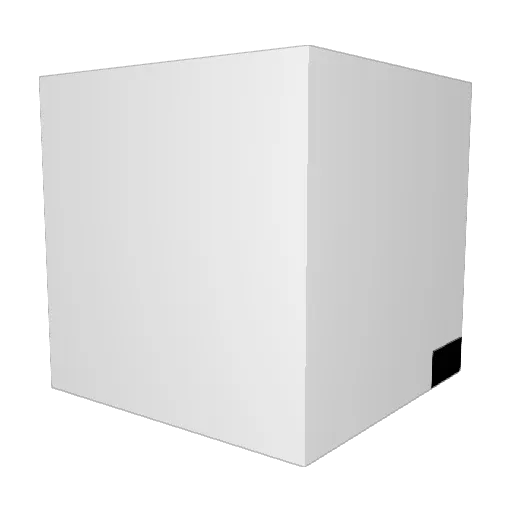 fullresd Minecraft avatar head, 3D render