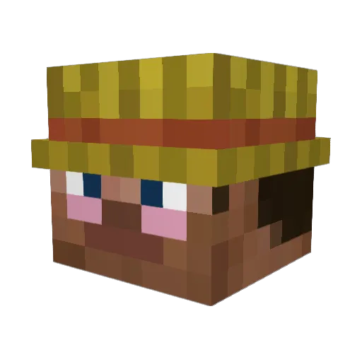 fulminations Minecraft avatar head, 3D render
