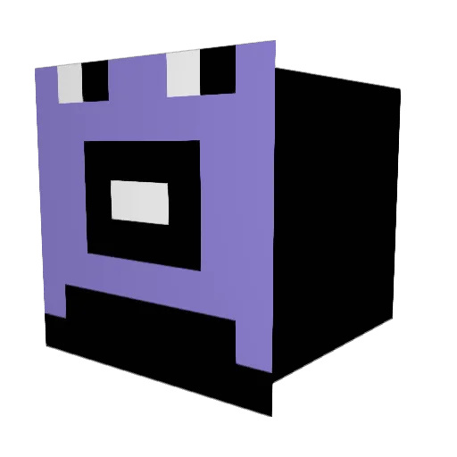 fulpo_ Minecraft avatar head, 3D render