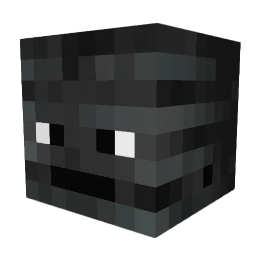 fumuluf Minecraft avatar head, 3D render