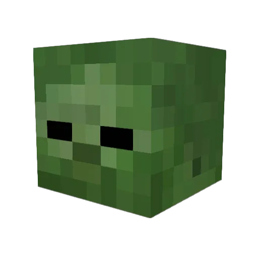 funcreator0 Minecraft avatar head, 3D render