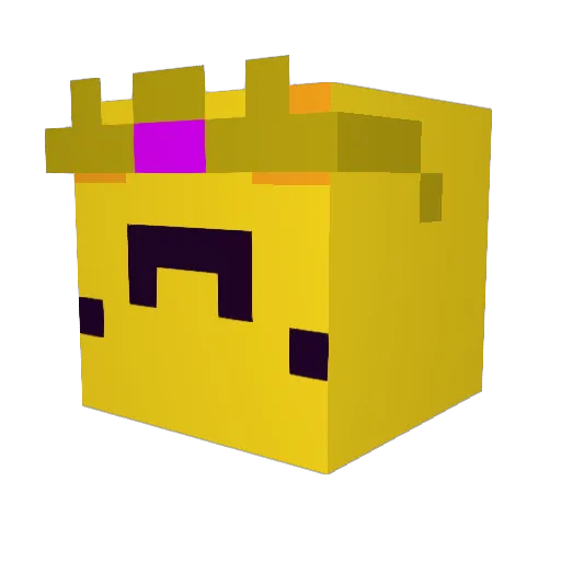 funjakee Minecraft avatar head, 3D render