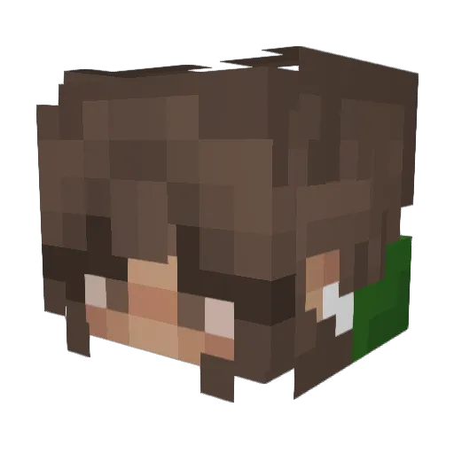 funkalice Minecraft avatar head, 3D render