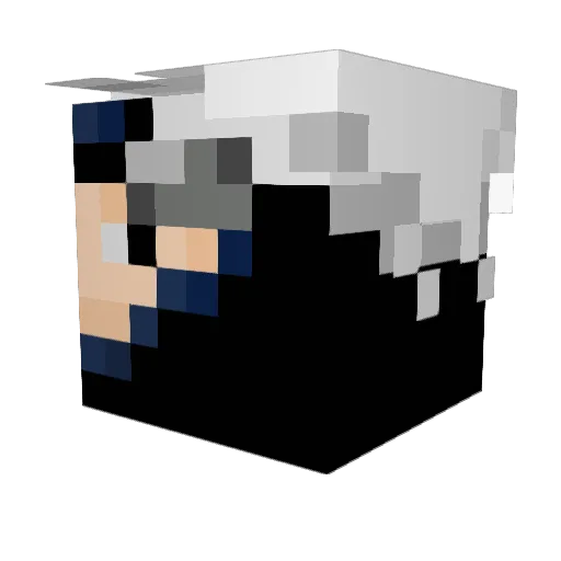 funkateers Minecraft avatar head, 3D render