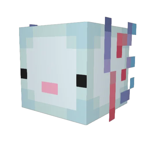funkycolours Minecraft avatar head, 3D render