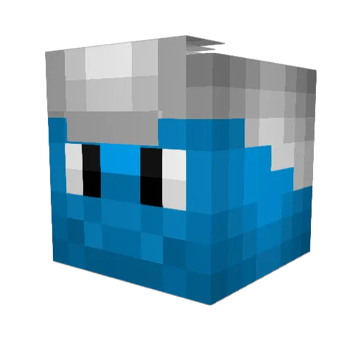 funkydrgonzo Minecraft avatar head, 3D render