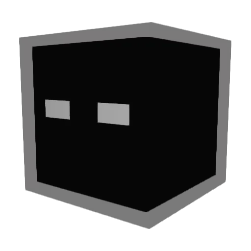 funkyraven Minecraft avatar head, 3D render