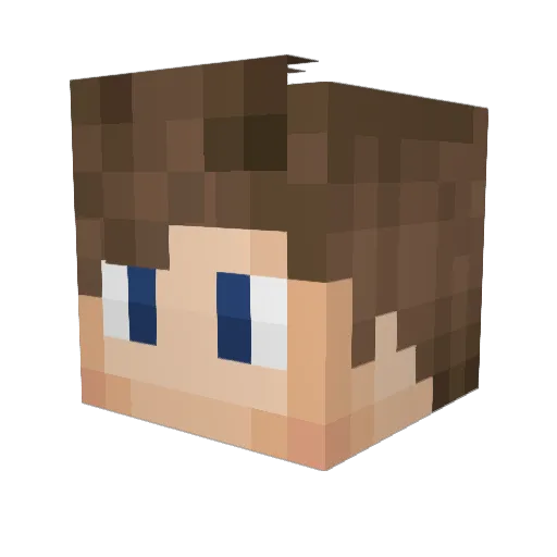 funmonkies Minecraft avatar head, 3D render