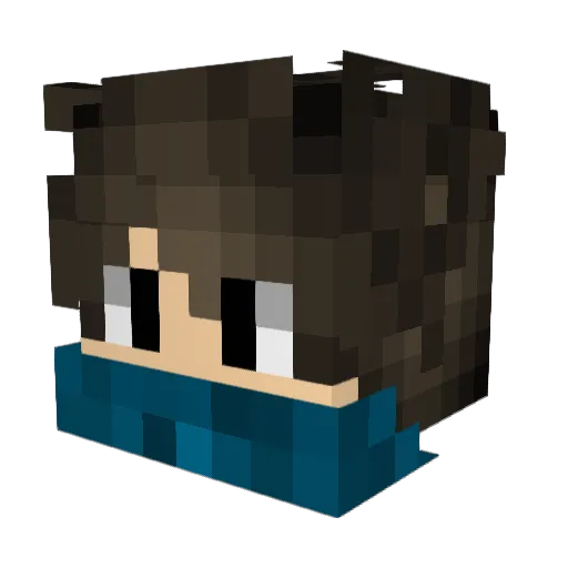 funnyben205 Minecraft avatar head, 3D render