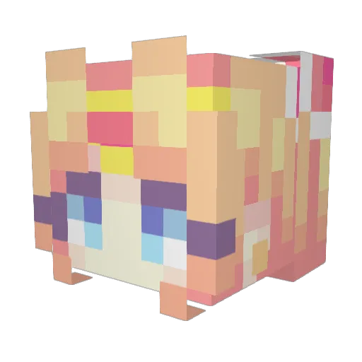 funnybunny32 Minecraft avatar head, 3D render