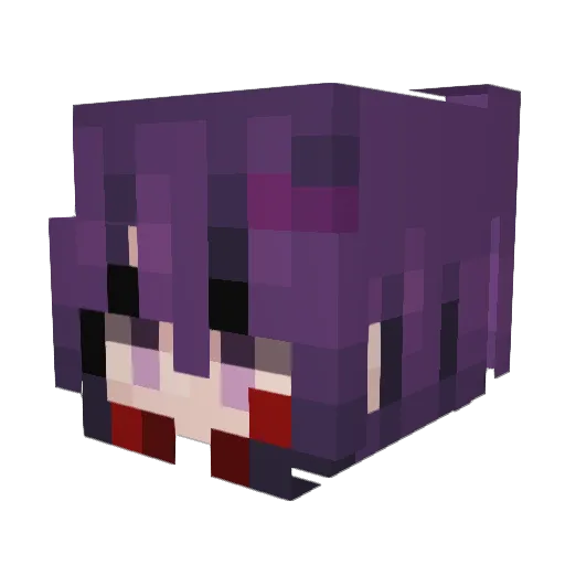 funnylogan Minecraft avatar head, 3D render