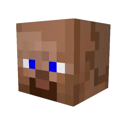 funnyneo Minecraft avatar head, 3D render