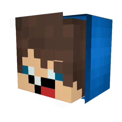 funnyrodri29 Minecraft avatar head, 3D render