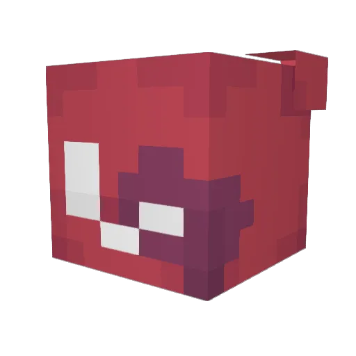 funtimespringbon Minecraft avatar head, 3D render