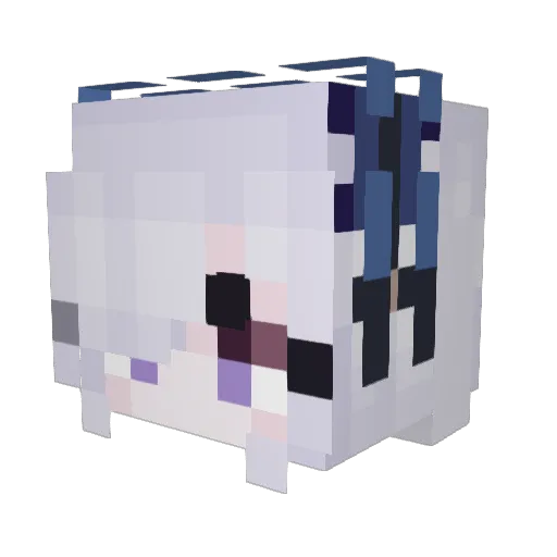 furane_39667 Minecraft avatar head, 3D render