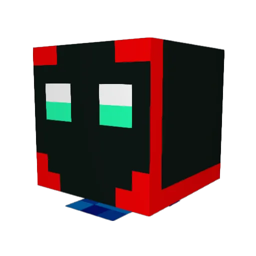 furby088 Minecraft avatar head, 3D render