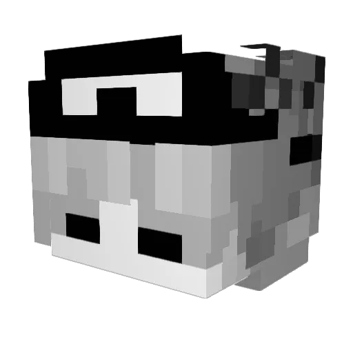 fureNytrix Minecraft avatar head, 3D render