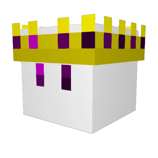 furinpeace Minecraft avatar head, 3D render