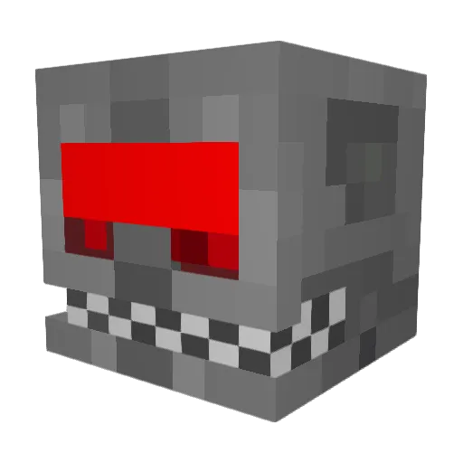 furious_destroy6 Minecraft avatar head, 3D render