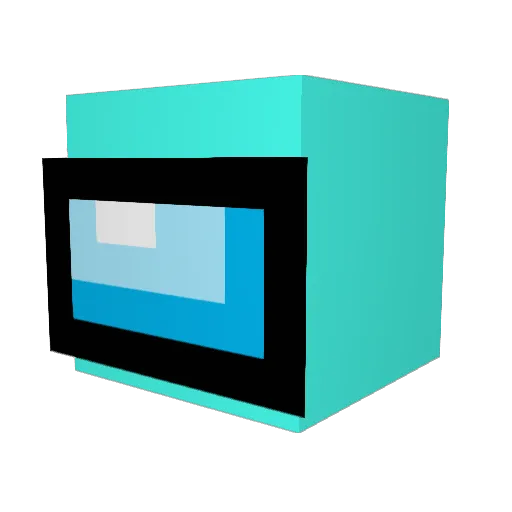 furk0 Minecraft avatar head, 3D render