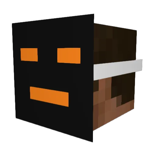 furki1321 Minecraft avatar head, 3D render