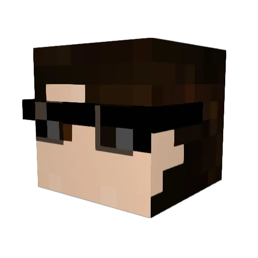 furnacehider67 Minecraft avatar head, 3D render