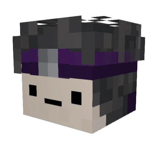 furnxce Minecraft avatar head, 3D render
