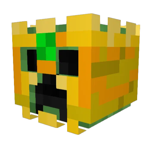 furu44 Minecraft avatar head, 3D render