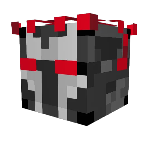 fuse135 Minecraft avatar head, 3D render