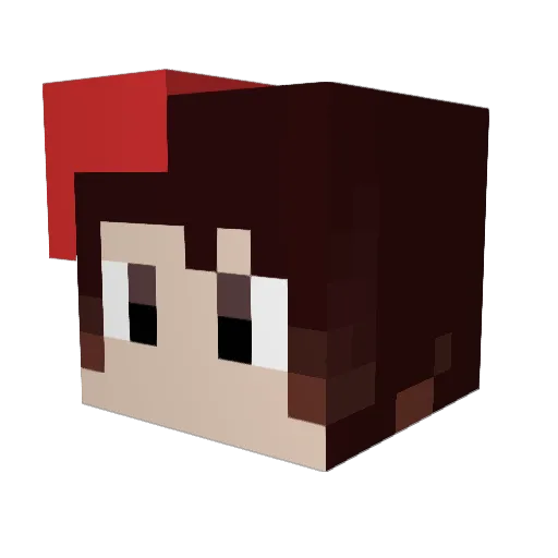 futa_0 Minecraft avatar head, 3D render