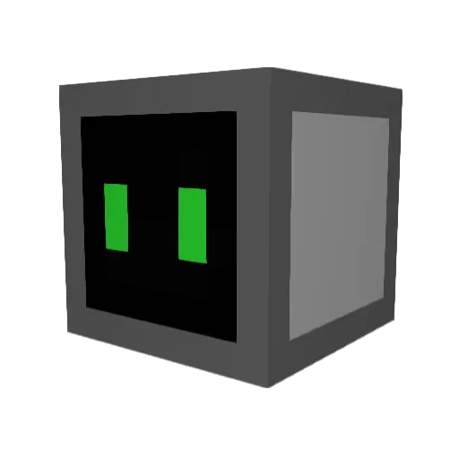 futbuck Minecraft avatar head, 3D render