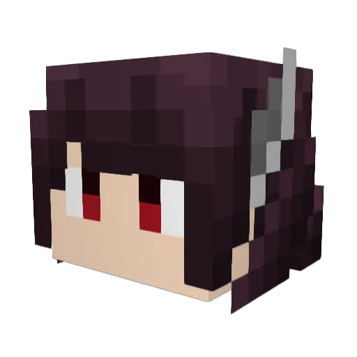futonn Minecraft avatar head, 3D render