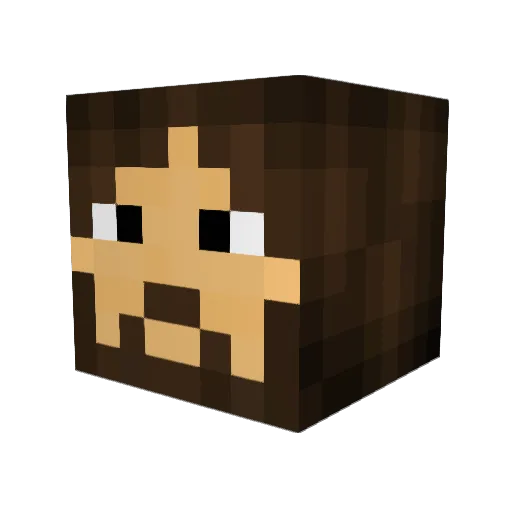 futurelink8 Minecraft avatar head, 3D render