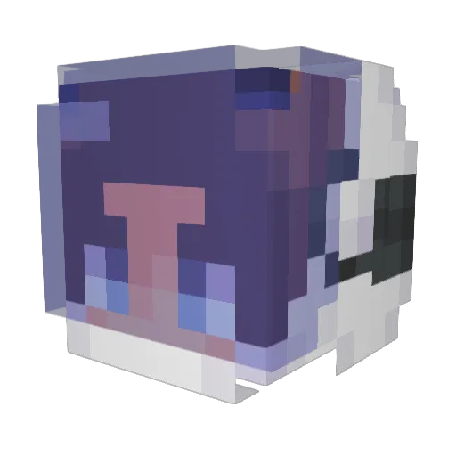 futuremajormvp Minecraft avatar head, 3D render