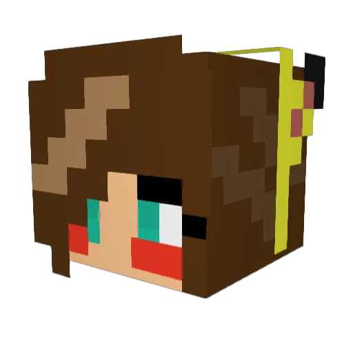 fuzzbuket44 Minecraft avatar head, 3D render