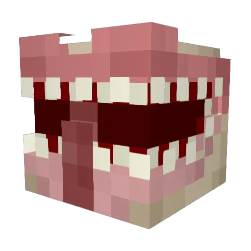 fuzzy_bugs Minecraft avatar head, 3D render