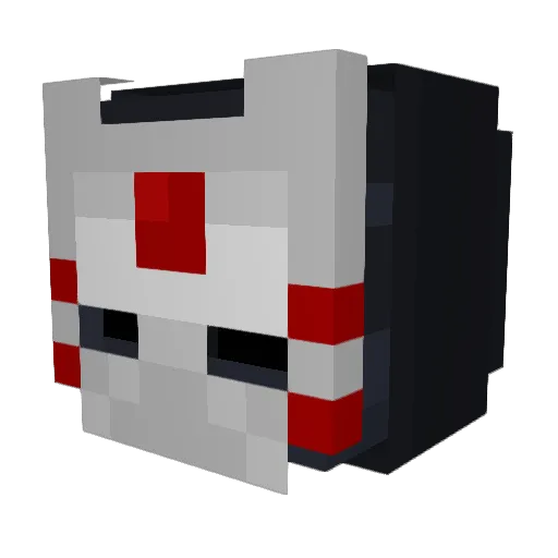 fuzzythelion Minecraft avatar head, 3D render
