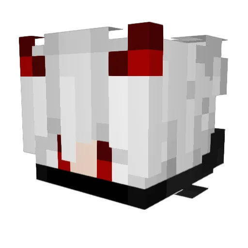 fvlix02133 Minecraft avatar head, 3D render