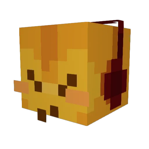 fvnhouse Minecraft avatar head, 3D render