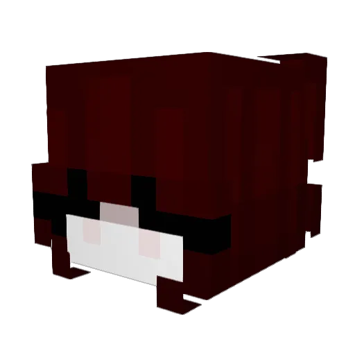 fvsa Minecraft avatar head, 3D render