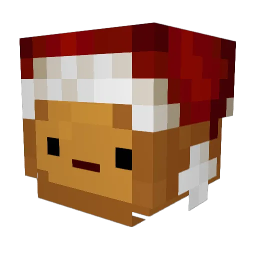fw16 Minecraft avatar head, 3D render