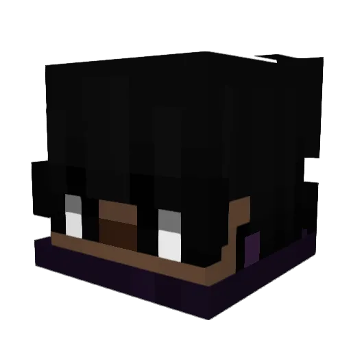 fwTao Minecraft avatar head, 3D render