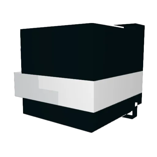 fwiil Minecraft avatar head, 3D render