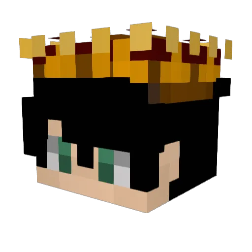 fwjoseng Minecraft avatar head, 3D render