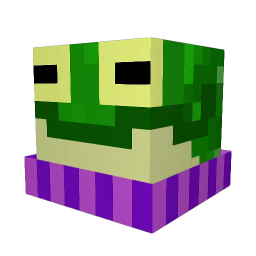 fwoggiee Minecraft avatar head, 3D render