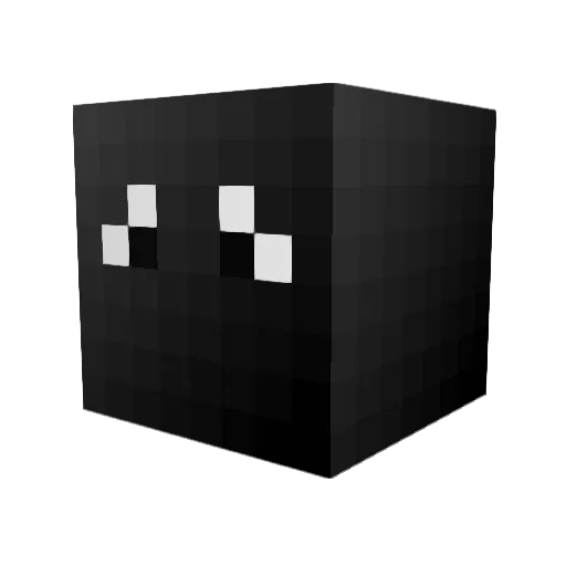 fwqy Minecraft avatar head, 3D render