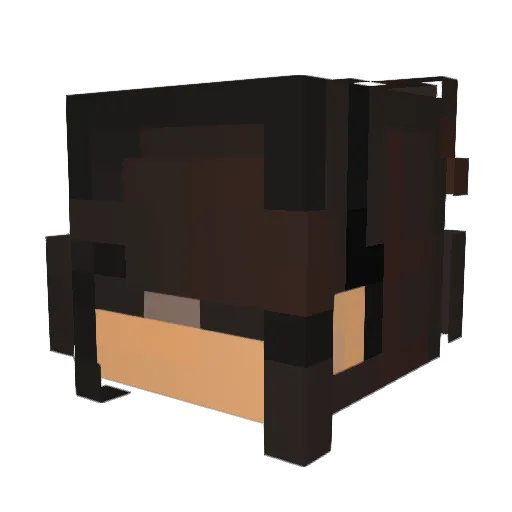 fwuffiez Minecraft avatar head, 3D render